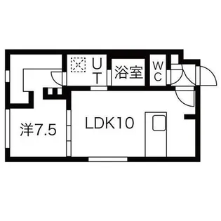 Rests on 旭山公園通【5階】の間取り