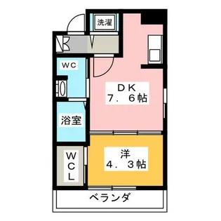 KDX千早レジデンス【11階】の間取り