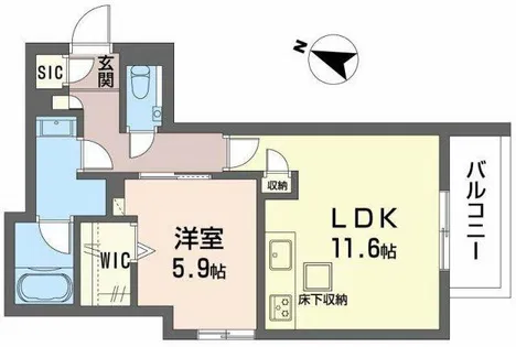 シャーメゾンシエロ【1階】の間取り