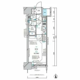 ディアレイシャス名古屋中村公園【8階】の間取り