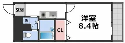 ルミエール 巽【1階】の間取り