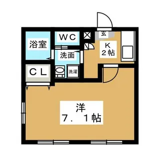 コンフォール千種【1階】の間取り