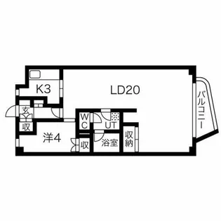 インペリアル札幌【806号室】の間取り