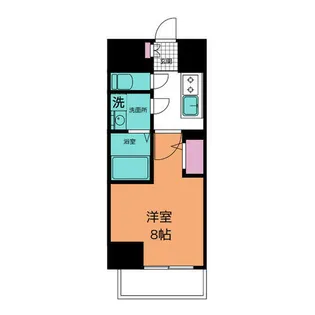 エスリード栄 THE PARK【401号室】の間取り