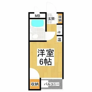 グラシアス堺【3階】の間取り