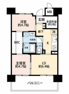 OPH枚方駅前【1-509号室】の間取り