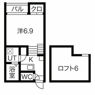 stage西日置【2階】の間取り