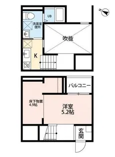 rn Terrace 守山【2階】の間取り