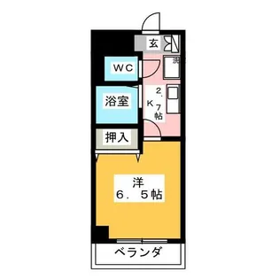 セントラルハイツ カシノ【4階】の間取り