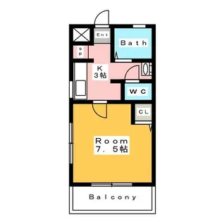 ロイヤルオーク【1階】の間取り