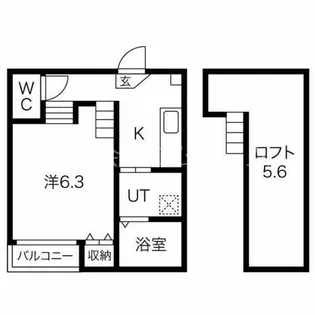 ハーモニーテラス児玉Ⅲ【2階】の間取り