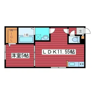 クレステージ西岡【4階】の間取り