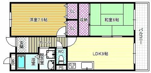 メゾンスリーゼ【3階】の間取り