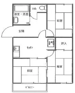 大池ハイツ【101号室】の間取り
