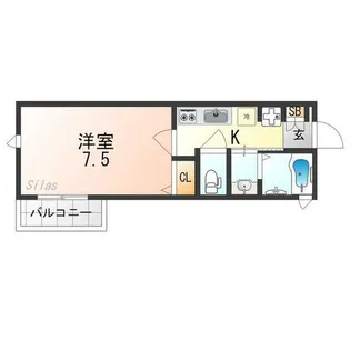 レーベンⅡ【1階】の間取り