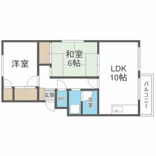 MOマンション【401号室】の間取り