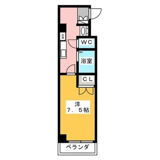 ヴィアルCITY今池【4階】の間取り