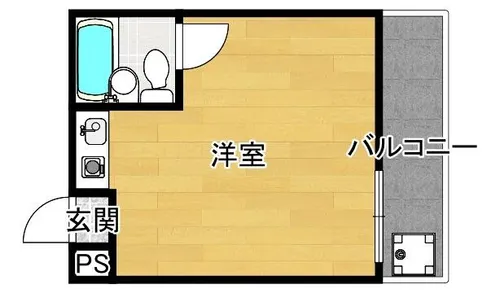 リバーサイドK【5階】の間取り