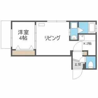 円山裏参道スクエア【4階】の間取り