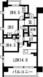 レ・ジェイド名古屋【13階】の間取り