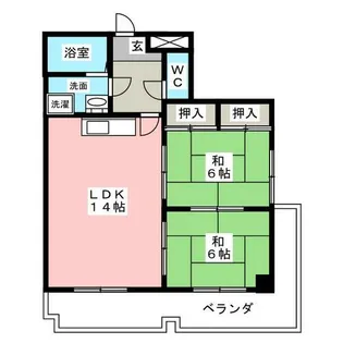 アベニュー泉【3階】の間取り