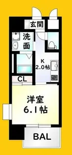 MDIフェリース戸畑駅前【10階】の間取り