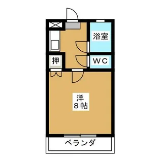 メゾン日高【1階】の間取り
