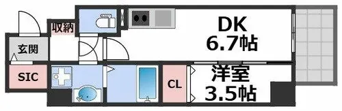 ソルテラス本庄西クレアスト【7階】の間取り