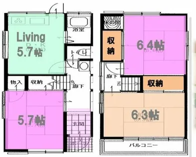 兵庫県神戸市垂水区舞子坂4丁目【一戸建】の間取り