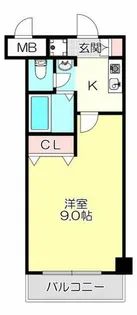 M’PLAZA高井田【5階】の間取り