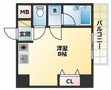 1Rの間取り画像