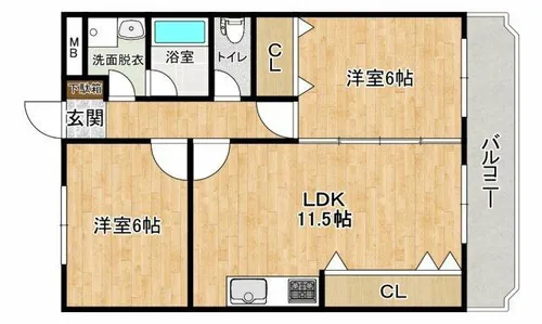 アーバンステージ【2階】の間取り