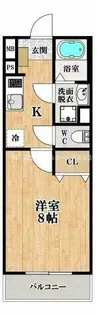 EXハイツ北新町【1階】の間取り