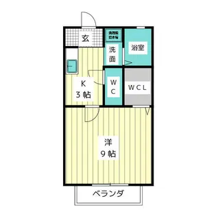 アビタシオン【1階】の間取り