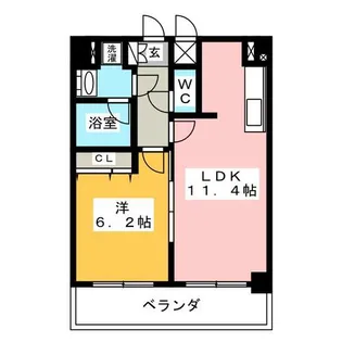 プレサンス久屋大通公園サウス【10階】の間取り