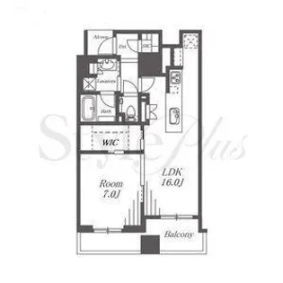 グランドメゾン大須ザ・タワー【809号室】の間取り