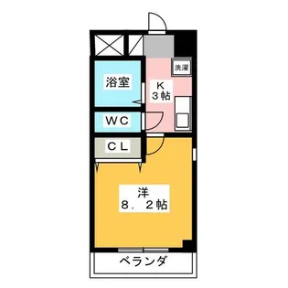 サンロイヤルみのり【1階】の間取り