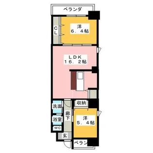 NR新栄【4階】の間取り