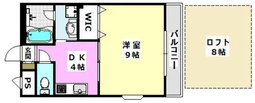 ルミエールMORI【302号室】の間取り