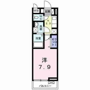 ローレル【3階】の間取り