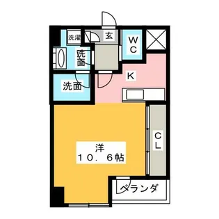 アビタシオン今池パルク【9階】の間取り