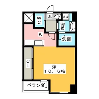 アビタシオン今池パルク【4階】の間取り