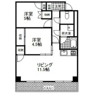 第78松井ビル【9階】の間取り