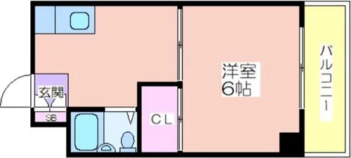 ラパンジール大国Ⅲ【3階】の間取り