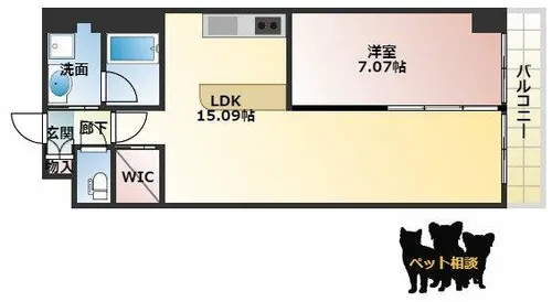 プレジオ本町【13階】の間取り