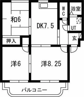 メゾン出町【3階】の間取り
