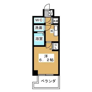 プレサンス丸の内城雅【2階】の間取り