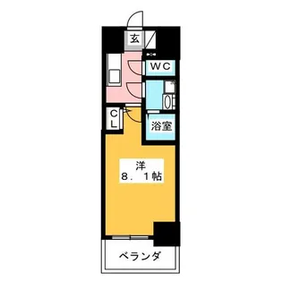 エスリード新栄マルス【13階】の間取り