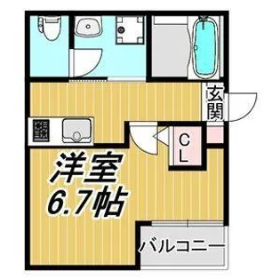 LECOCON知立【201号室】の間取り