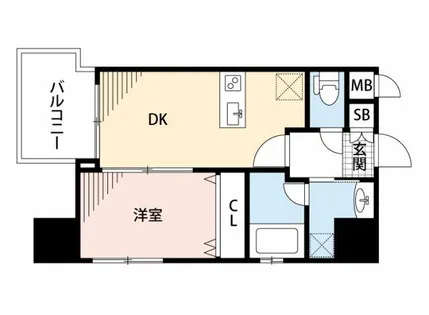 プライムアーバン博多東【806号室】の間取り